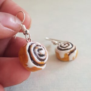 Cinnamon Roll Earrings